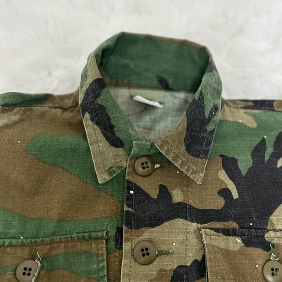 Camo Jacket with Graphic Back Patch - Picture 3 of 11